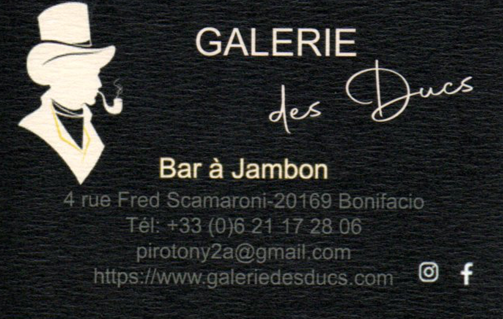 La Galerie des Ducs — Bar à jambon & charcuterie corse